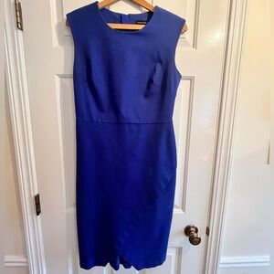Banana Republic Royal Blue structured dress with stretch, size 12.
